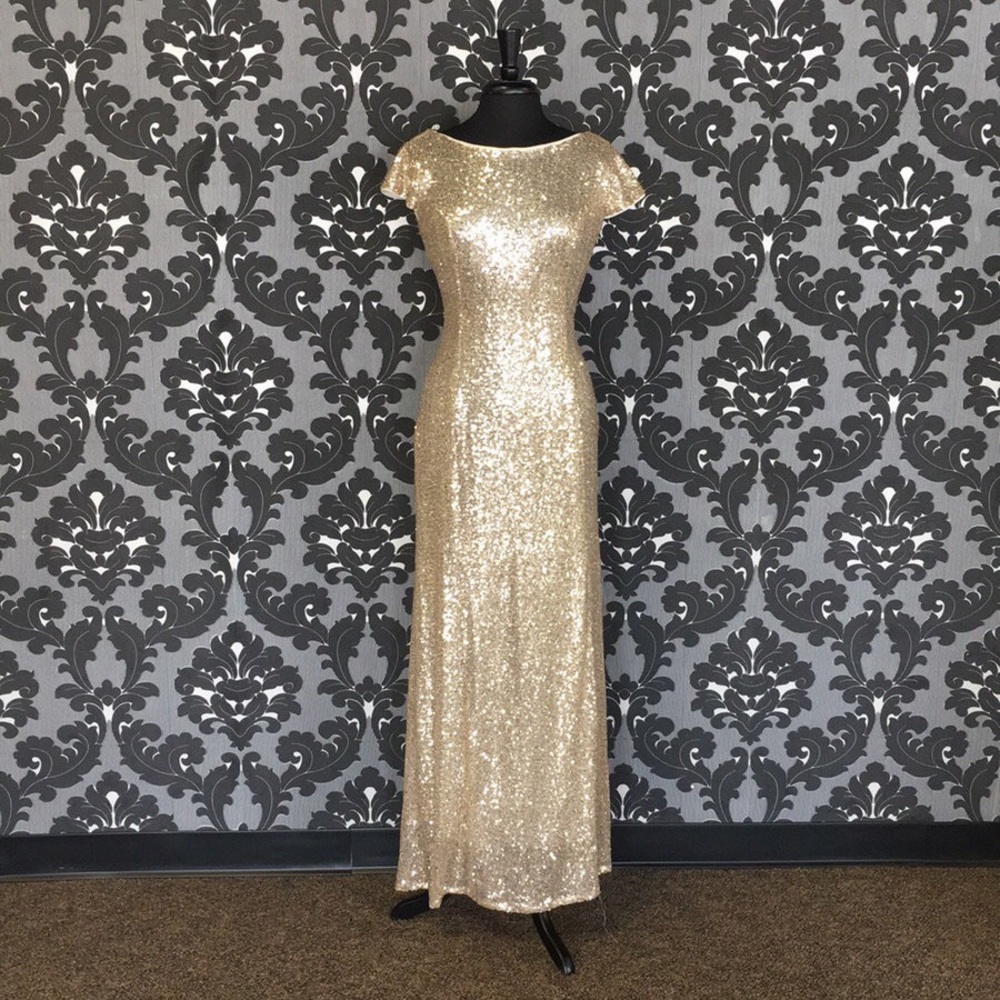 Beautiful Gold Special Occasion Dress
